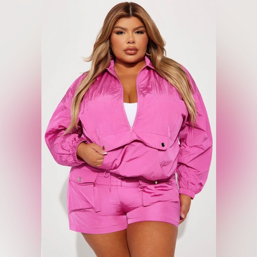 Windbreaker short set size 2x